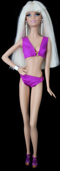 Barbie Collection Look - Red Carpet - Blue Jumpsuit