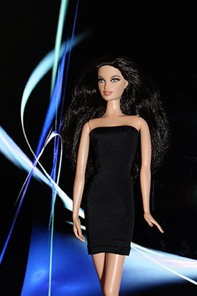 Barbie de collection avec un corps de muse