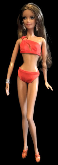 Barbie Collection Look - Red Carpet - Magenta Gown