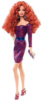 Barbie Collection Look - City Shine - Purple Dress