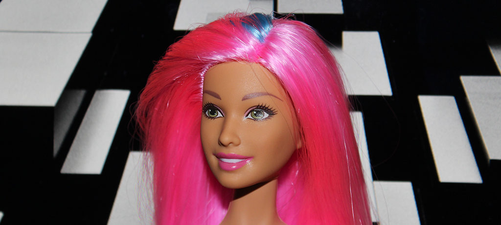 Barbie - Coiffures princesse magiques, bleu