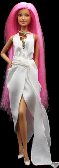 Barbie - Coiffures princesse magiques, bleu
