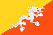 Drapeau Bhoutan