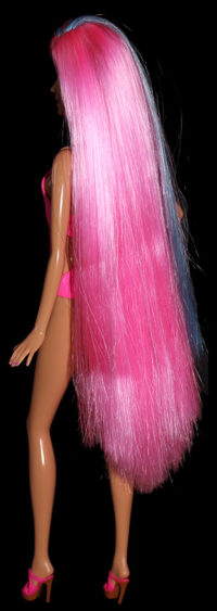 Barbie - Coiffures princesse magiques, bleu
