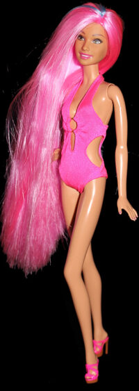 Barbie - Coiffures princesse magiques, bleu