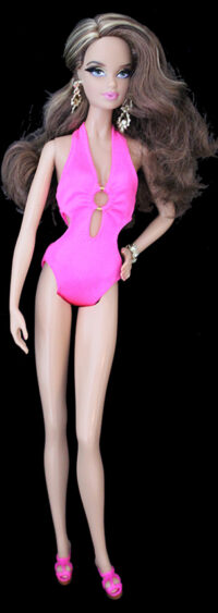 Barbie Collection City Shine - Gold Dress