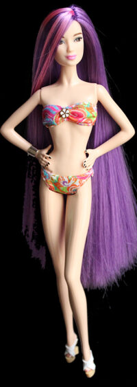Barbie - Coiffures princesse magiques, lilas