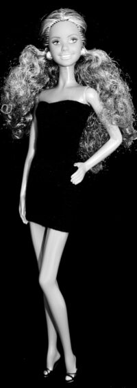 The Barbie Look - Chic & Metallic