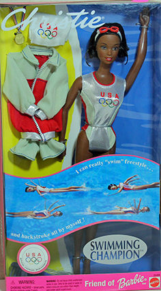 Barbie Christie Swimming Champion USA Olympics