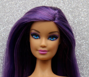 Barbie HairTastic Glam Violet