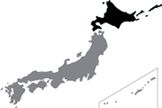 Drapeau Hokkaido (JPN)