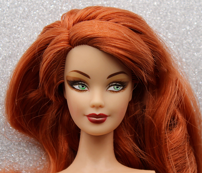 New 2022 Barbie Christmas Holiday Doll Red Hair Redhead Model Muse Nude Ubicaciondepersonas 
