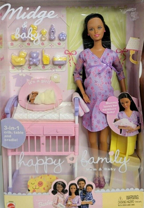 Barbie Happy Family - Midge & baby - AA