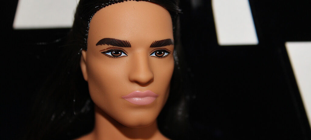 Ken Looks - Long Brunette Hair