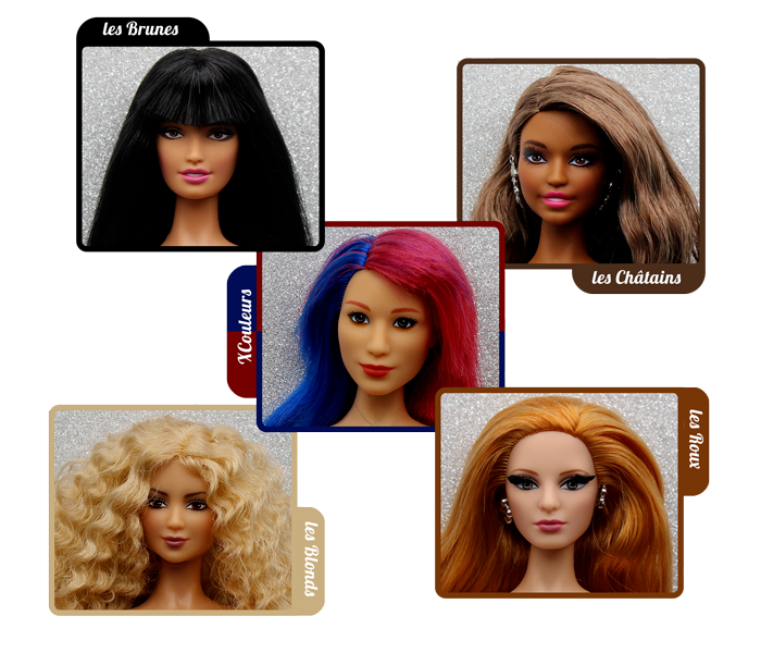 Barbie Couleur Cheveux FR