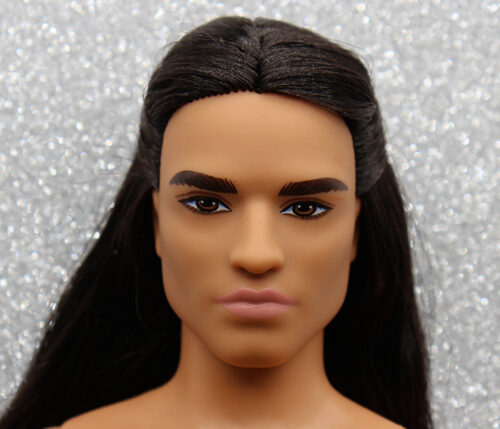 Ken Looks - Long Brunette Hair