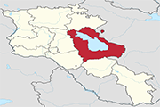 Drapeau Gegharkunik - Armenie