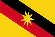 Drapeau Sarawak (Malaysia)