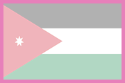 Flagge Jordanien