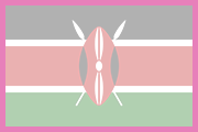 Flag Kenya