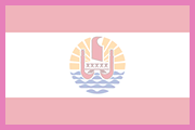 Flagge Französisch-Polynesiens