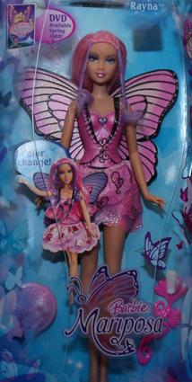 Barbie Mariposa Rayna Butterfly Fairy - Rerooted