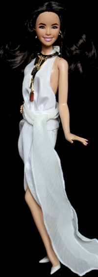 Barbie Gloria Wearing Pink Power Pantsuit – Barbie The Movie