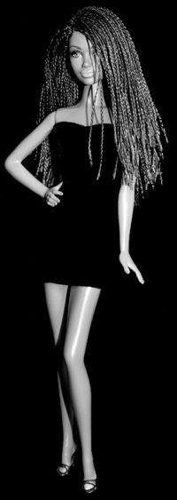 Barbie Looks n°21 - Original Long Black Hair