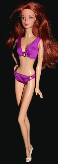 Barbie Portrait in Blue