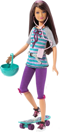 Barbie Sisters Skateboard - Skipper