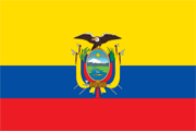 Ecuador-Flagge