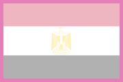 Flagge von Ägypten