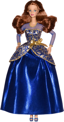 Barbie Portrait in Blue