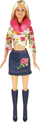 Barbie Really Rosy rerooted